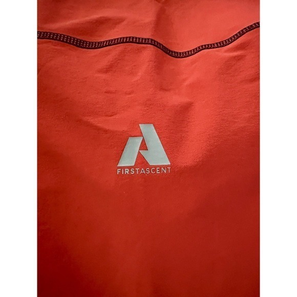 Eddie Bauer Jacket Mens‎ Large First Ascent Orange Pockets Full Zip Outdoor EUC - Picture 9 of 12